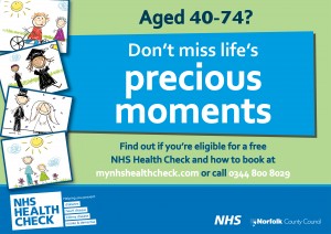 NHS Health Checks - promoter screen artwork