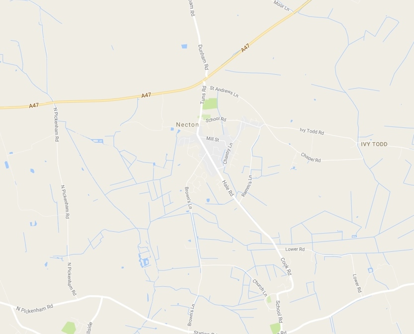 map of necton
